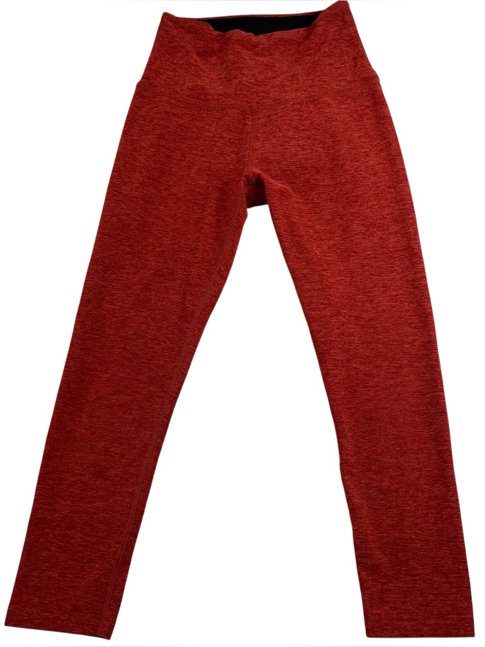 Beyond Yoga Spacedye Caught In The Midi High Waisted Leggings Orange Heather XXS